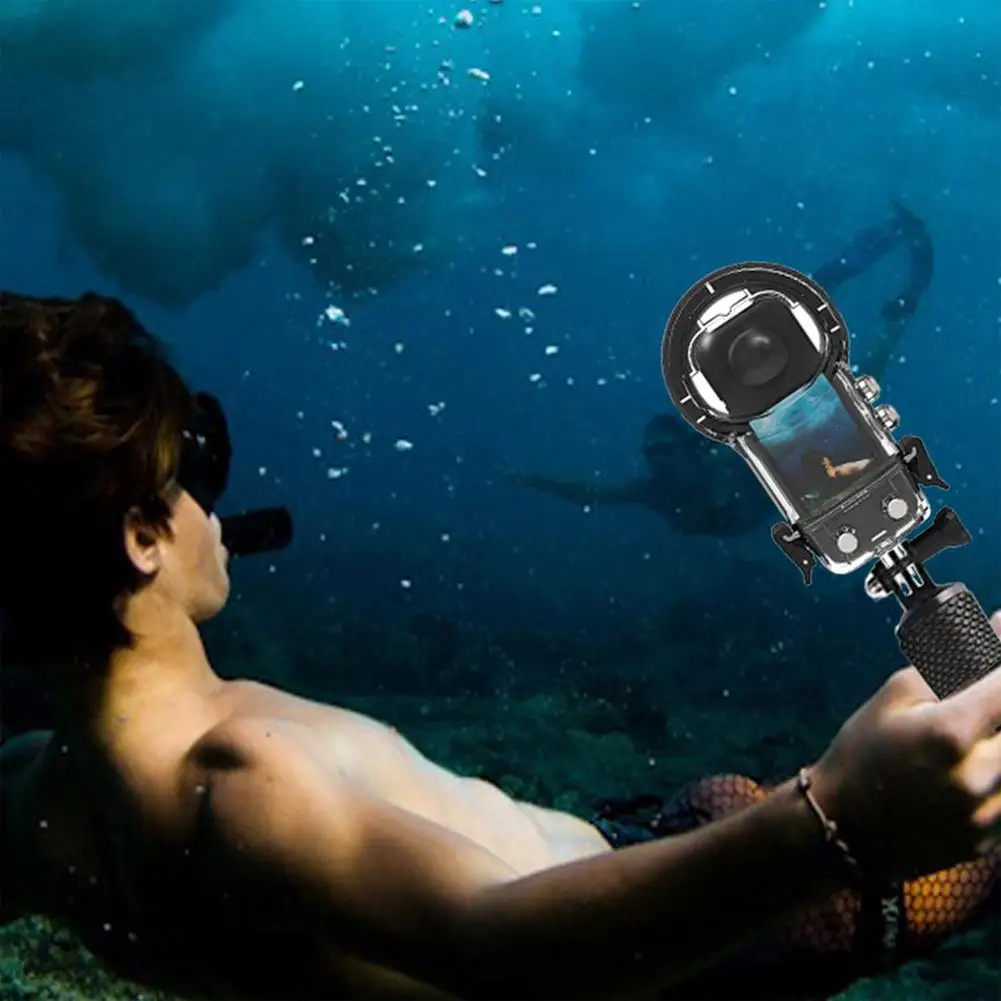 Funda impermeable de 40M para accesorio para Cámara de Acción panorámico Insta360 X3, carcasa de buceo antiarañazos, caja de protección subacuática