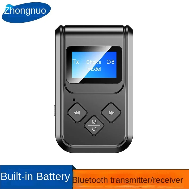 

RT15 2-in-1 Bluetooth Receiver Transmitter - Wireless Audio Adapter for Computers, TVs, Headphones, and Mobile Devices, 128 Char