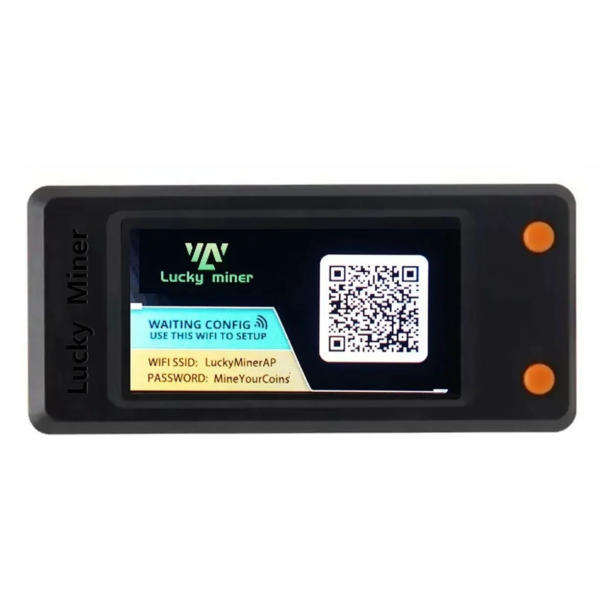 A44TFor Lucky Miner LV02 Bitcoin Miner 74KH/S SHA256 BTC سولو مينر اليانصيب جهاز التشفير مينر ASIC التعدين الصامت مينر