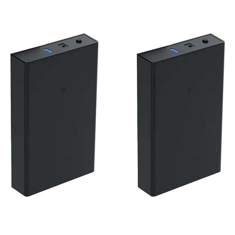 2 قطعة 3.5 بوصة 2.5 بوصة SATA صندوق القرص الصلب USB3.0 أداة خالية عالية السرعة نقل دفتر صندوق القرص الصلب المحمول