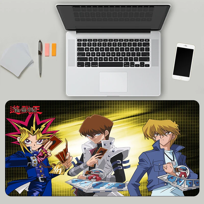 Yu-Gi-Oh Mouse Pad Gamer Anime Large Gaming Mousepad Rubber Anti-Slip Keyboard Mouse Mats Office Computer Table Desk Mat