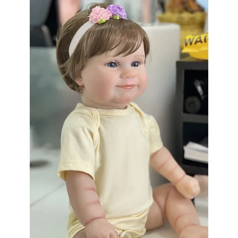 48cm Maddie Full vinyl Girl Body & Cloth Body Reborn Doll Girl Lifelike Soft Touch High Quality Hand-made with Visible Veins