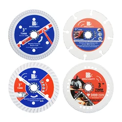 Cost Sale 3in 75mm Cutting Disc Wood Steel Concrete Granite Glass Tile Mini Angle Grinder Hand Tool Cut Plate Diamond Saw Blade
