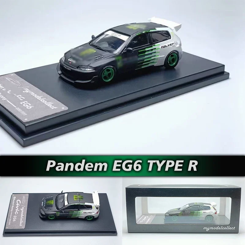 

**Pre Sale** MC 1:64 Pandem EG6 Type R Rocket Bunny Diecast Diorama Car Model Collection Miniature Toys