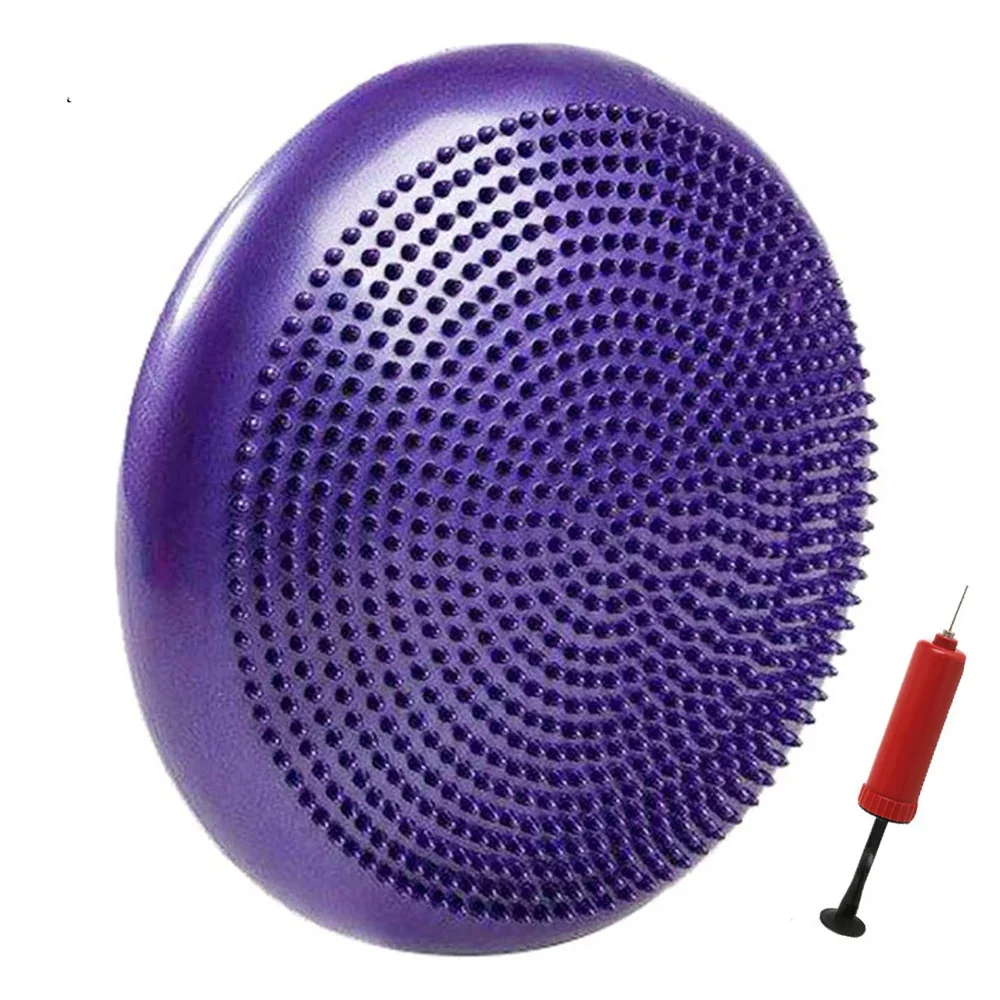 Yoga Balls Massage Pad Stability Wobble Balance Disc Fitness Exercise Training.