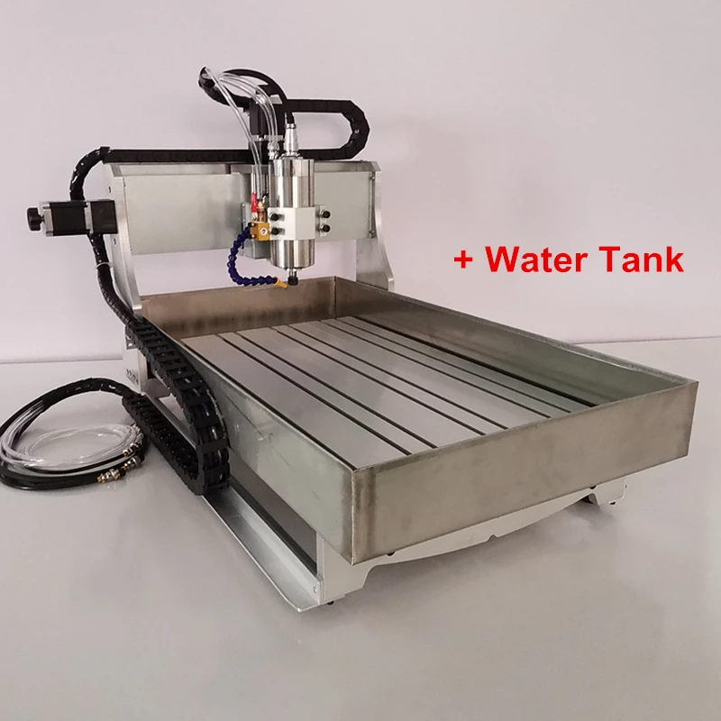 

Настольный мини-фрезерный станок с ЧПУ 3040, 2,2 кВт, USB-порт, шариковый винт с водяным охлаждением, алюминиевый фрезерный станок, токарный станок по дереву, мини-гравер