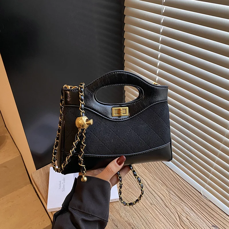 حقيبة دلو مياه ريترو أنيقة جديدة لعام 2025 للنساء، محفظة كتف وكروس قابلة للتعديل، حقائب اتجاهات الخريف والشتاء للنساء