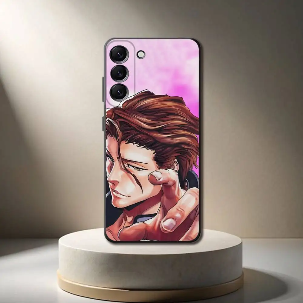 Funda de teléfono de anime Aizen-N S-Sousuke para Samsung Galaxy A 73,72,51,53,52,71,22,5G,Note,J7,8,9 funda negra suave