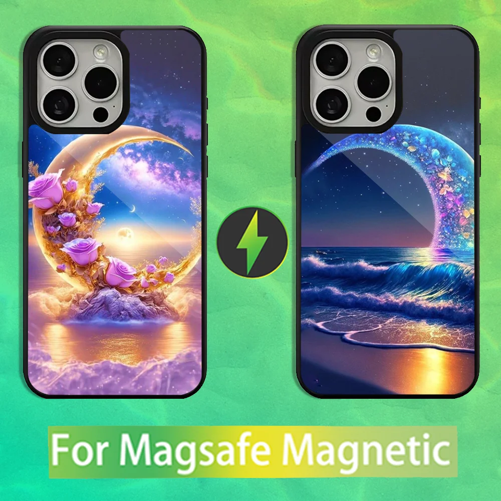 

Starry Sky Night Phone Case For iPhone 16,15,14,13,12,11,Pro,Max,Plus,Mini,Magsafe,Magnetic Wireless Charging Case