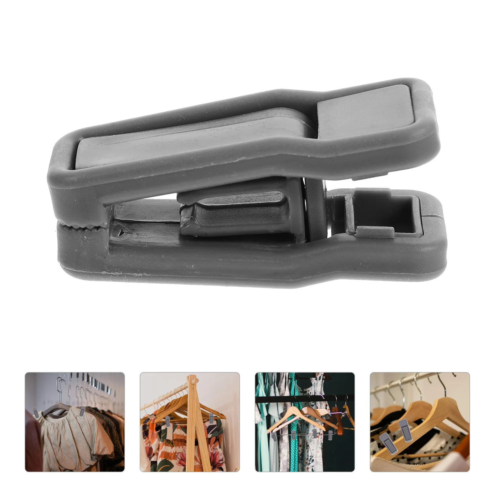 

20Pcs Clothes Hanger Clips Heavy Duty Strong ABS Clips for Clothes Sheets Skirts Laundry Organization Clip Hangers for Skirts