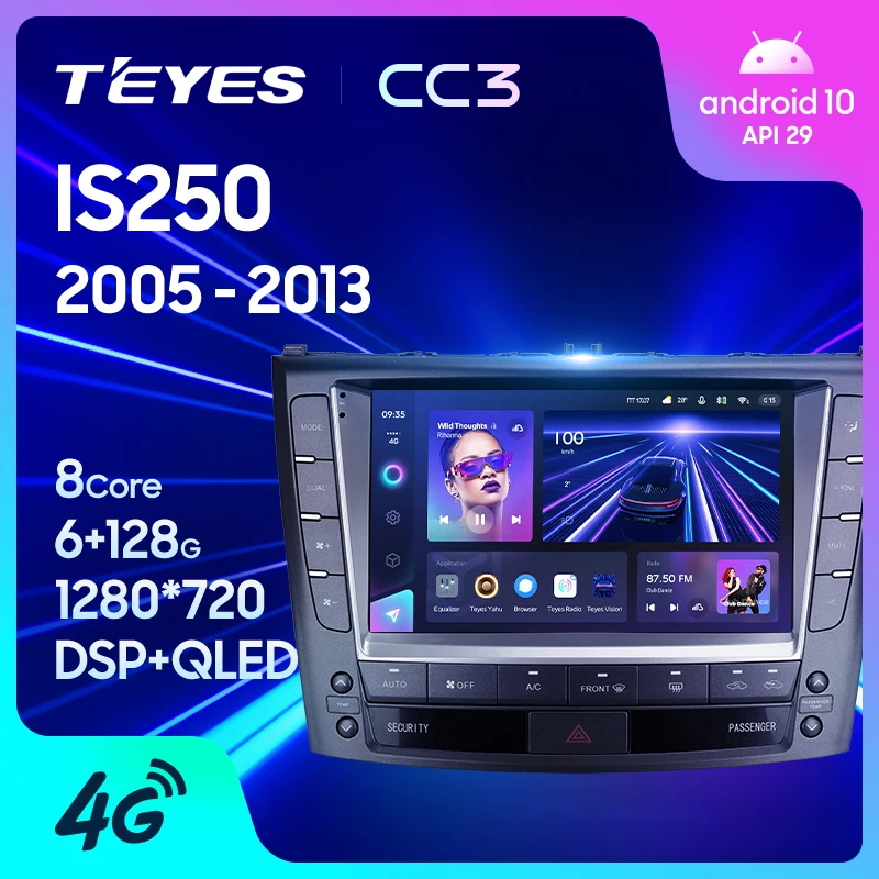 TEYES CC3L CC3 For Lexus IS250 XE20 2005 - 2013 Car Radio Multimedia Video Player Navigation stereo GPS Android 10 No 2din 2