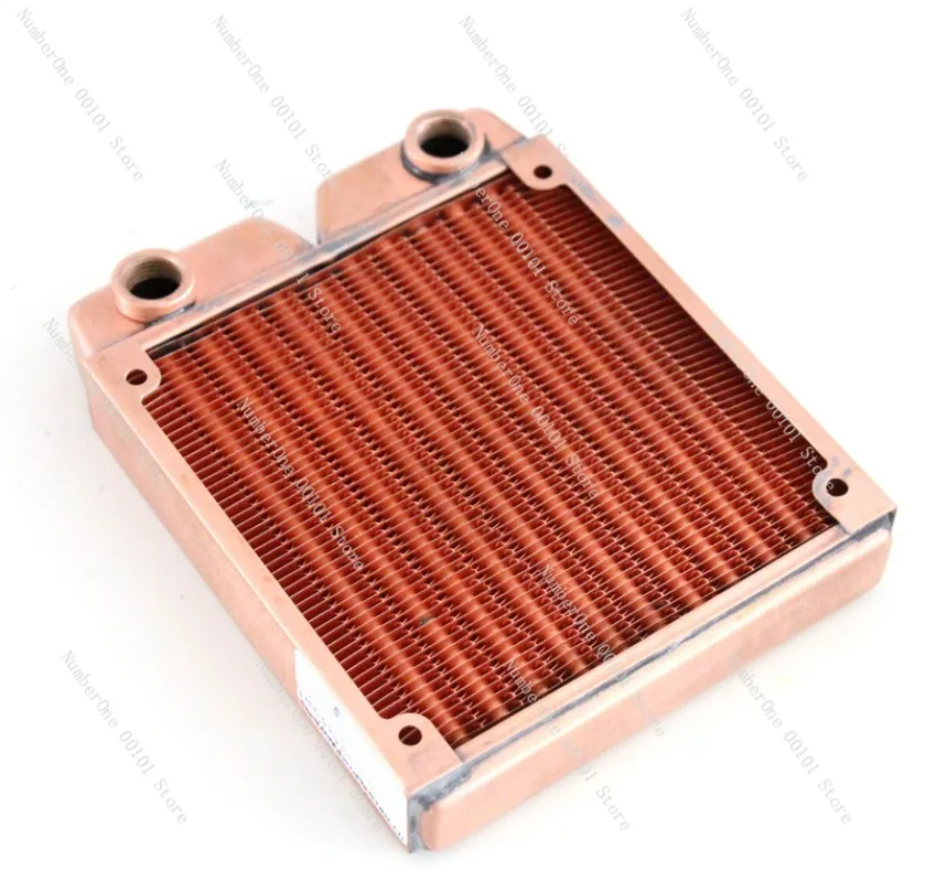 120 All Red Copper Water-cooled Row Liquid-cooled Heat Exchanger  Heat Dissipation Row 120tg