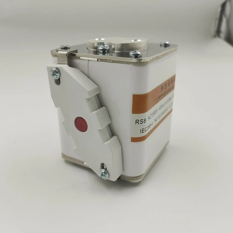 Square tube single extension fast fuse RS8 1500V450 high voltage A bolt connection low voltage fuse