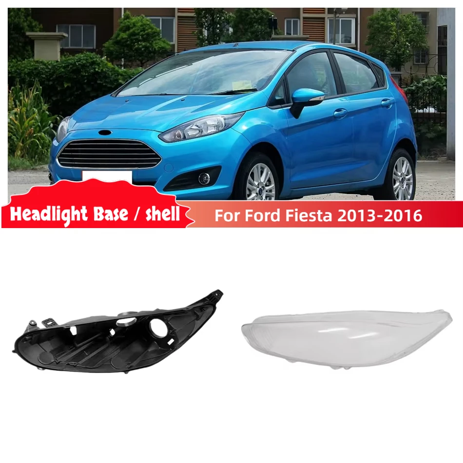 

Для Ford Fiesta 2013 2014 2015 2016, автомобильный аксессуар, цоколь, корпус фары, вилка передней фары, крышка