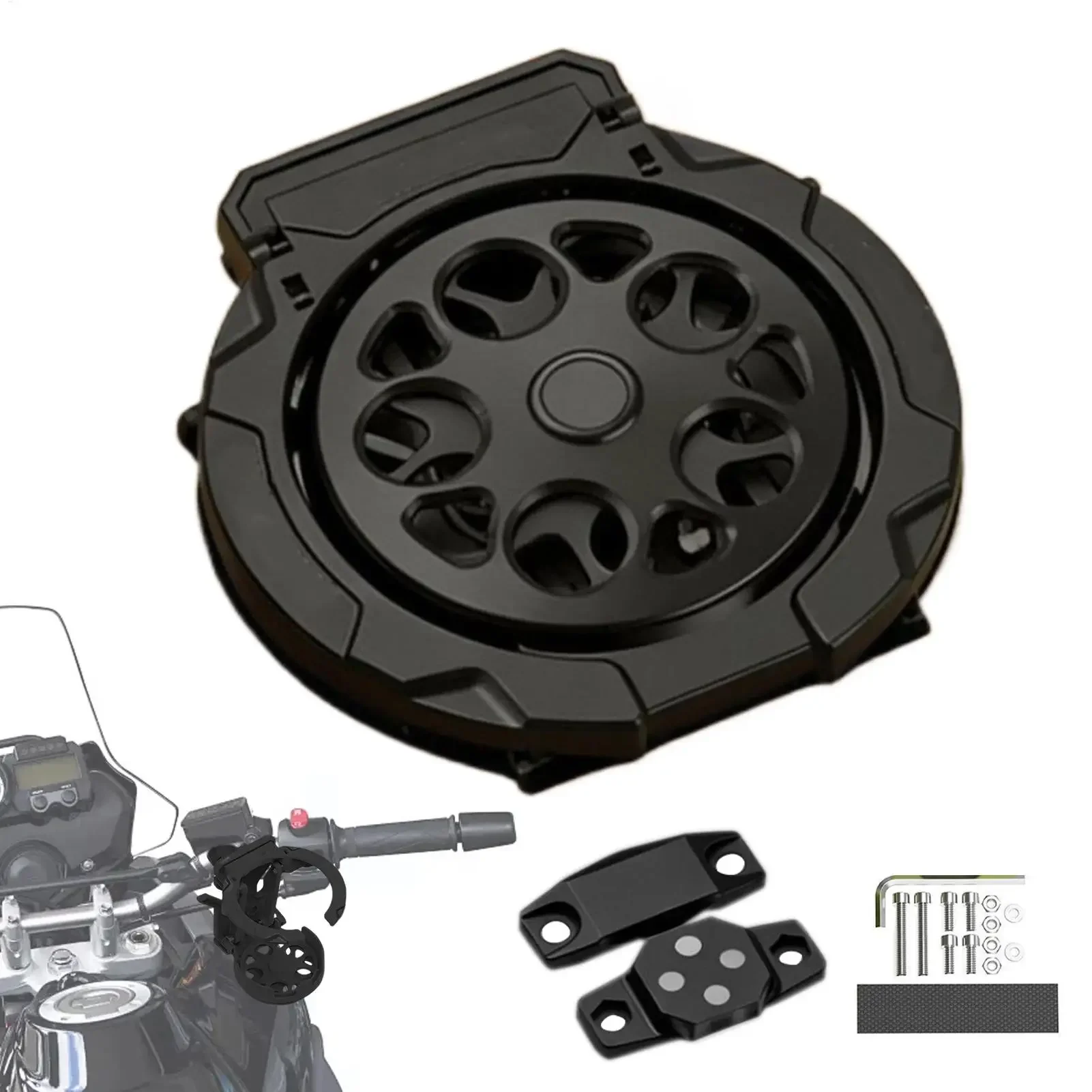 Bicycle beverage rack, motorcycle water bottle rack, foldable bicycle cup holder, male and female cyclists, motorcycle riders