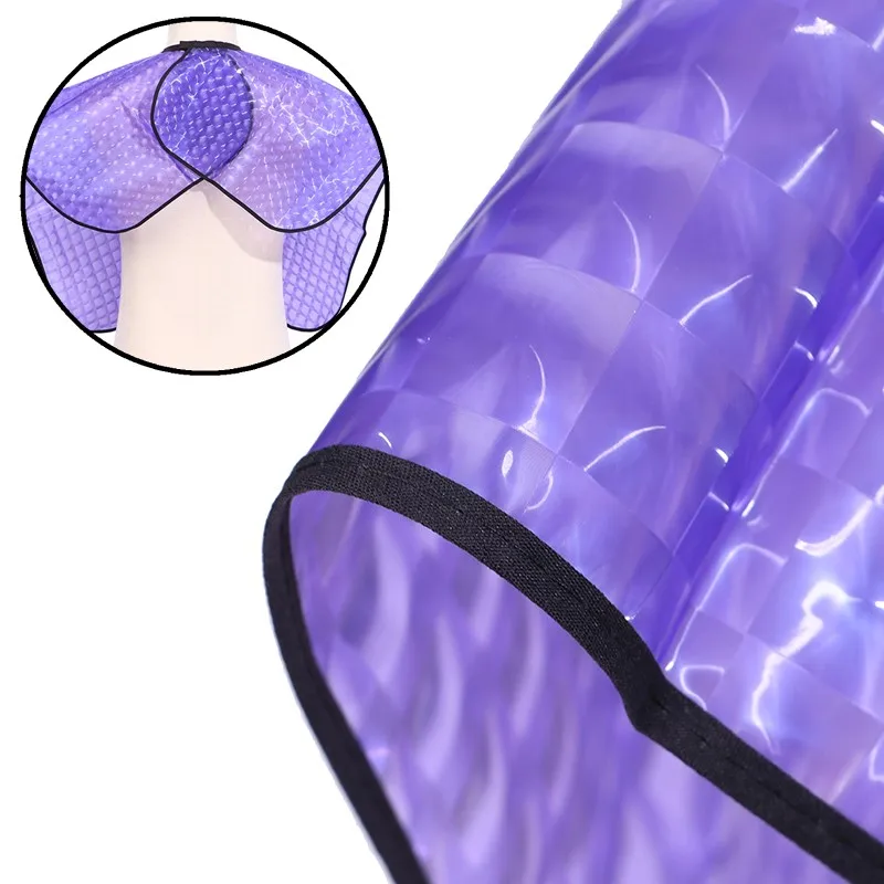 

1PC Short Style Hairdressing Cape Hair Dye Shawl Reusable Waterproof Salon Cloak Styling Tools