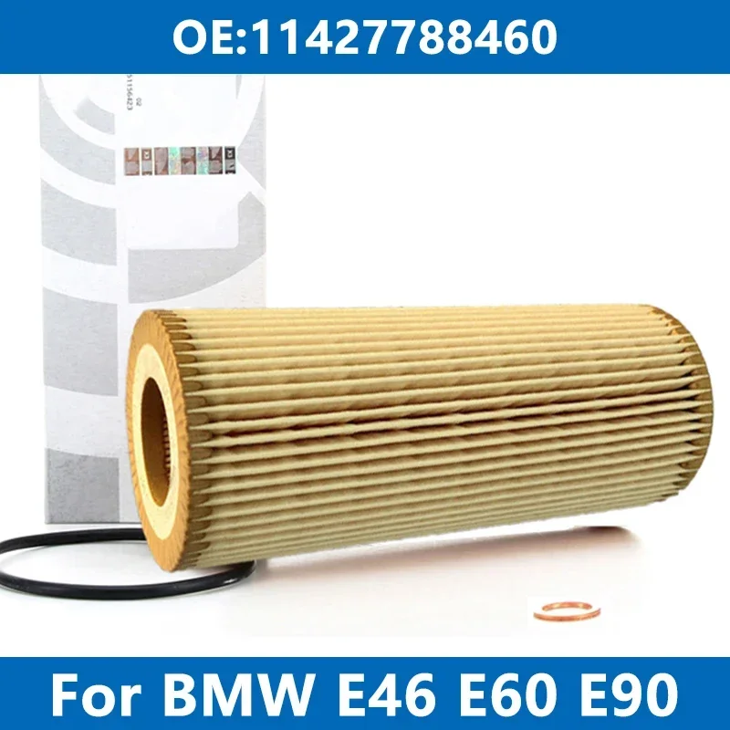 Car Oil Filter Kit HU721/4X 11427788460 For BMW E46 E90 E91 E92 E93 E60 E65 E66 E67 E83 E70 330d 530d 730d Engine Oil Filters