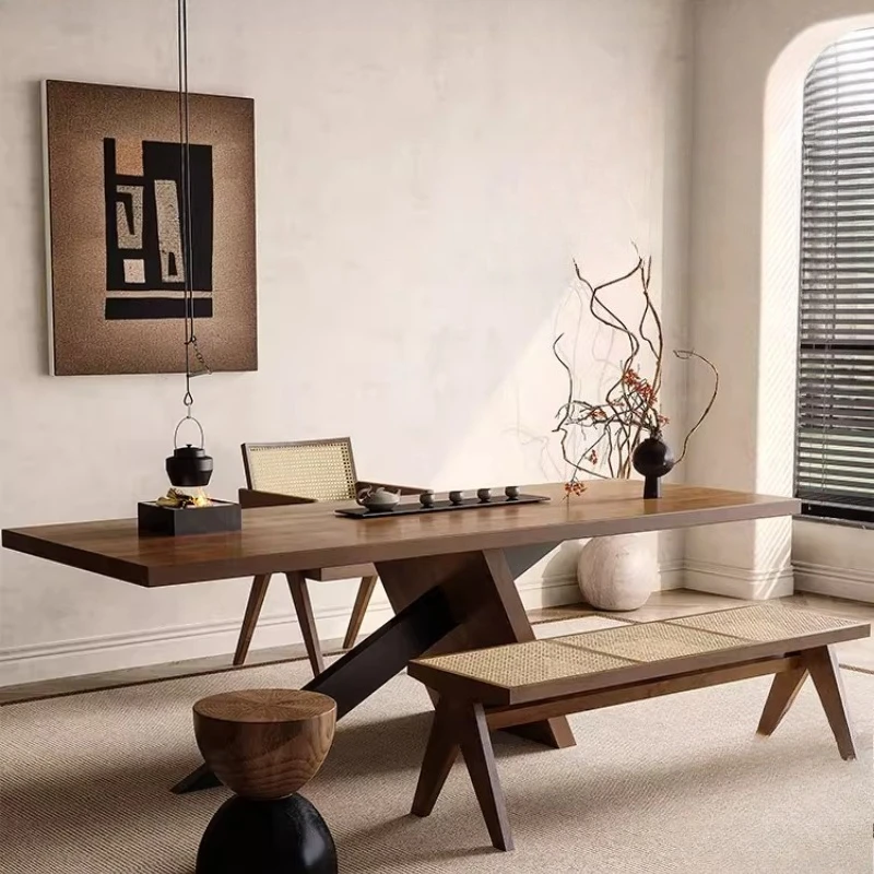 

Стол из цельного дерева, чайный столик, светлый, роскошный, современный, элитный, для дома, гостиной, офиса, комбинация чайного столика и стула