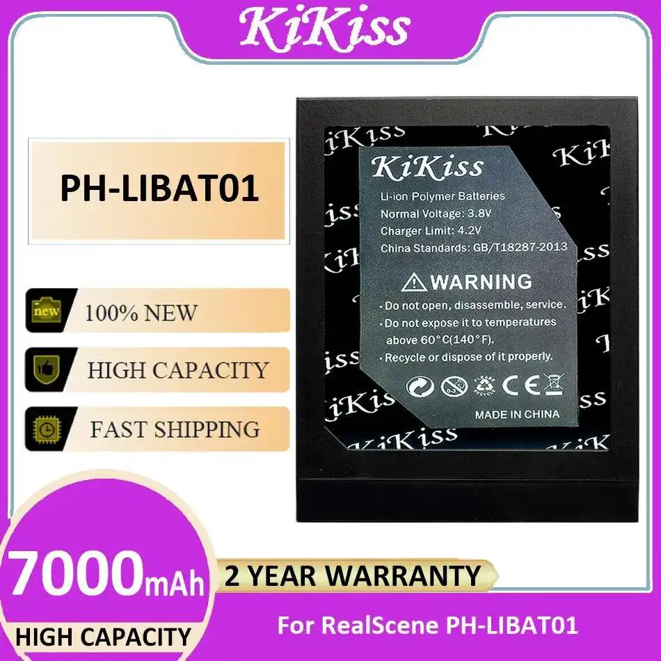 

For Realscene PH-LIBAT01 Battery High-Capacity High Performance 7000Mah