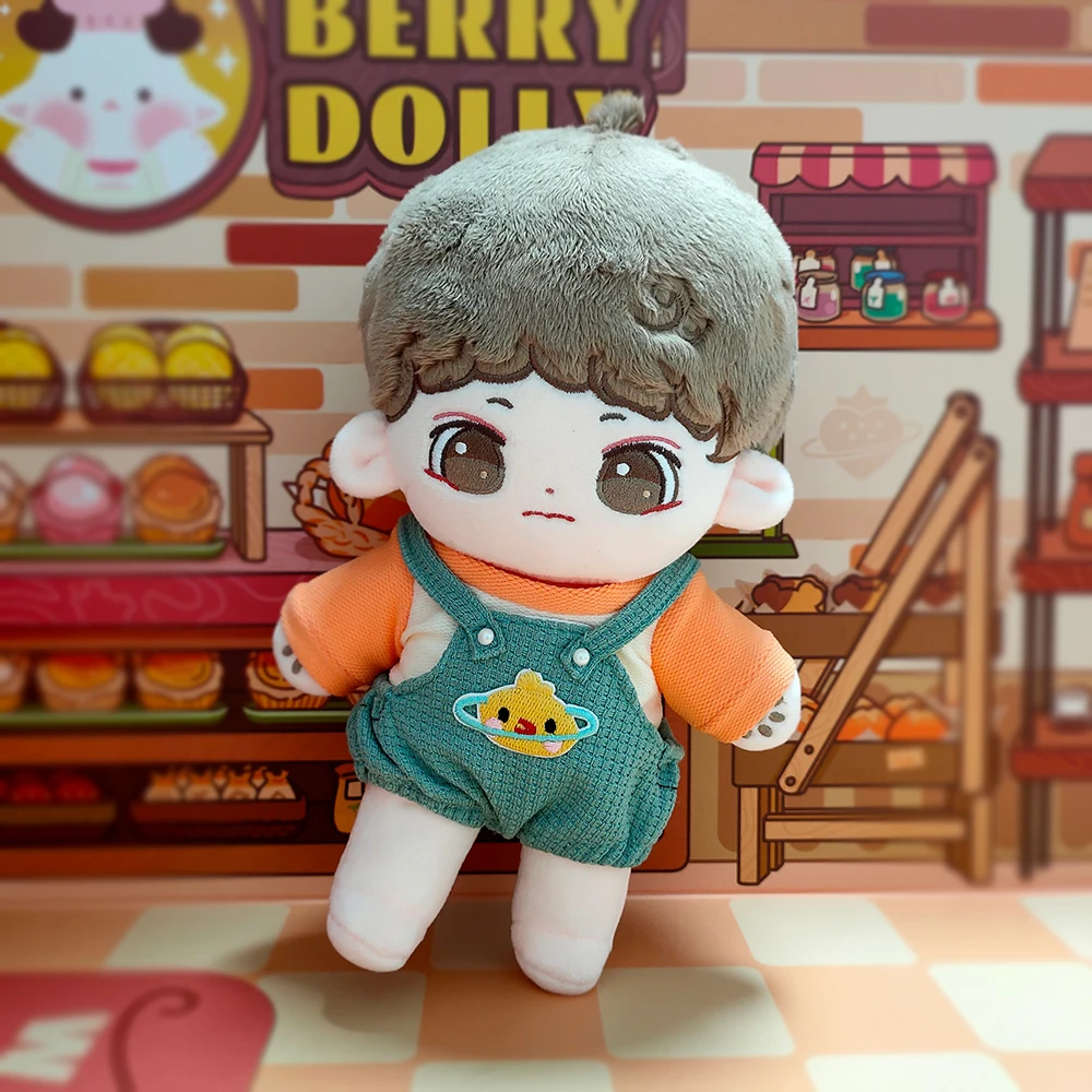 20cm IDol Doll Plush Cotton Star Dolls Kawaii Stuffed Baby Plushies No Attributes Dolls Toys Fans Collection Children Gifts