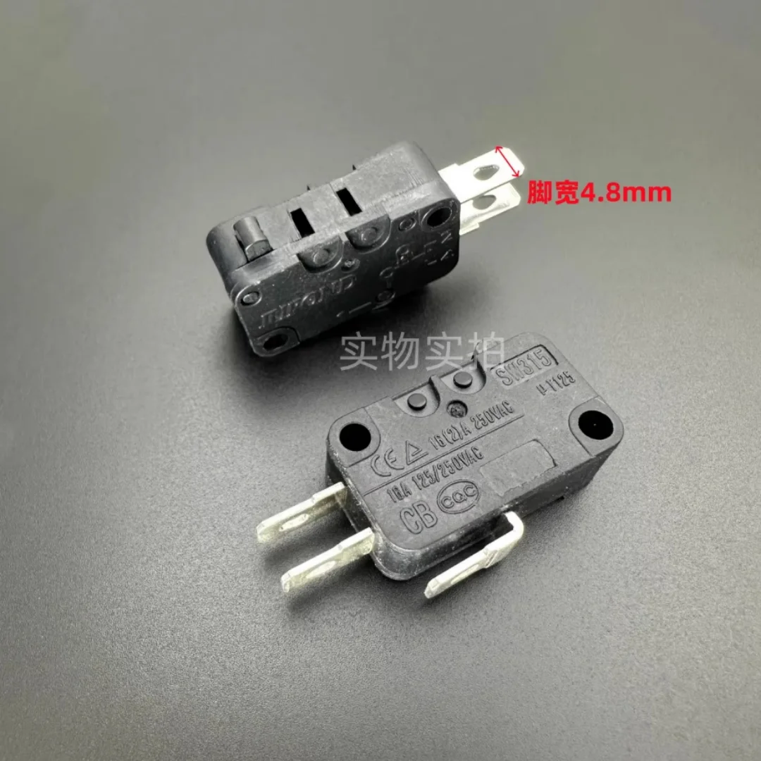 JUFOND high-quality SW315 large microswitch 16A 250VAC travel limit detection reset 3-pin