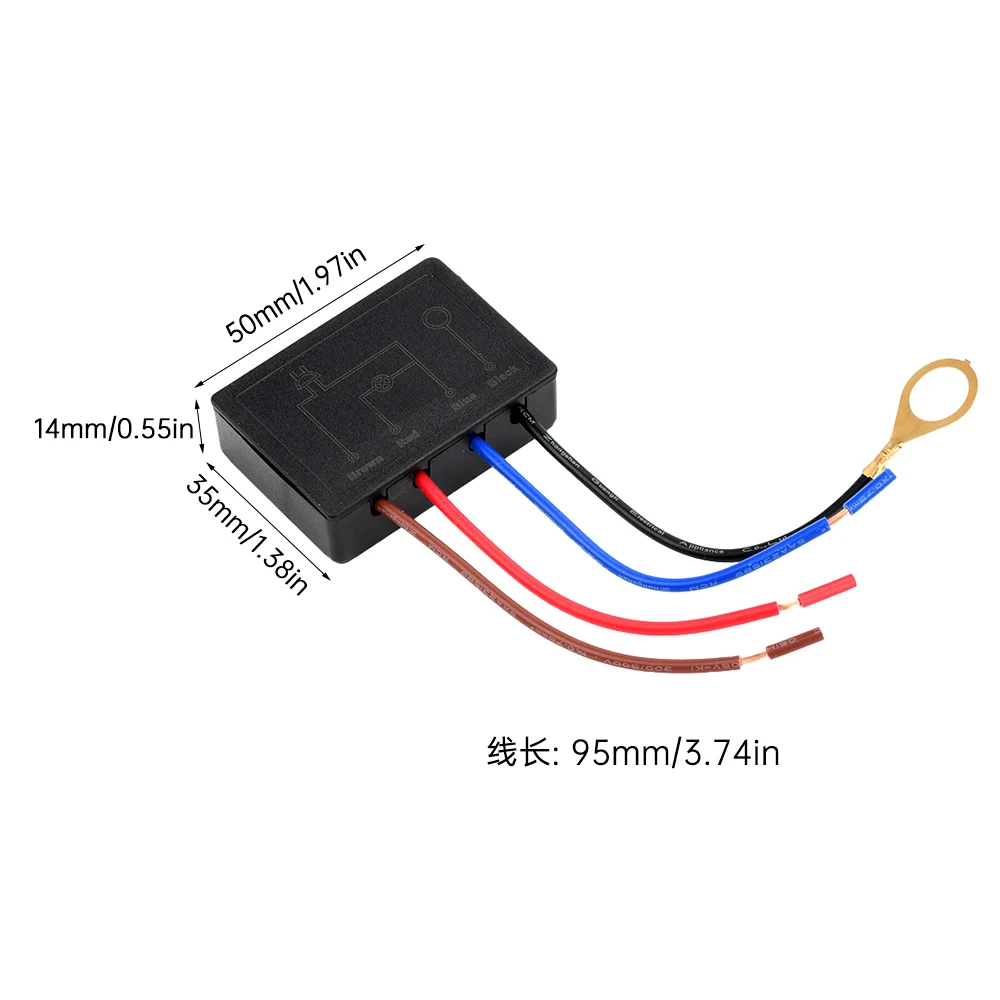 AC110-230V Touch Light Switch Table Lamp Dimmer Control Module Sensor Touch Switch Compatible With Incandescent Lamps LED Sconce