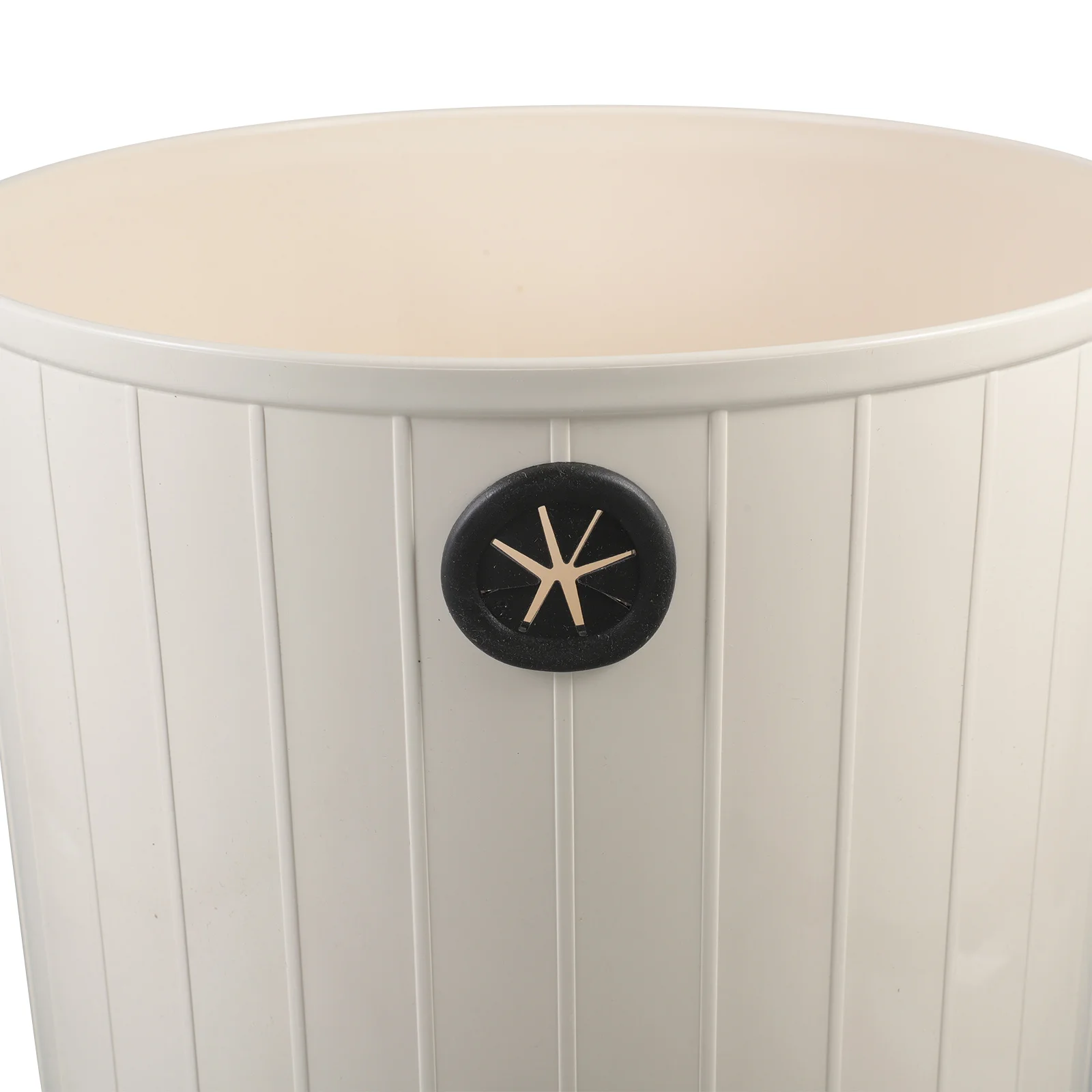 

Vintage Trash Can Plastic Small Size Simple Fashion Home Office Bathroom Garbage Bin Waste Basket Rubbish Container