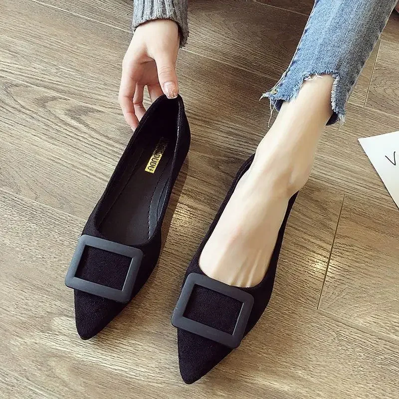 Women's Flat Shoes Pointed Toe Lastest Korean Style Ladies Footwear A Wholesale With Hot Trendy On Sale Beau Today