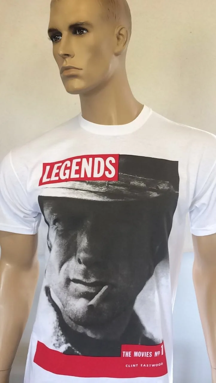

CLINT EASTWOOD T-SHIRT, A FIST FULL OF DOLLARS FILM (MOVIE LEGEND) WESTERN