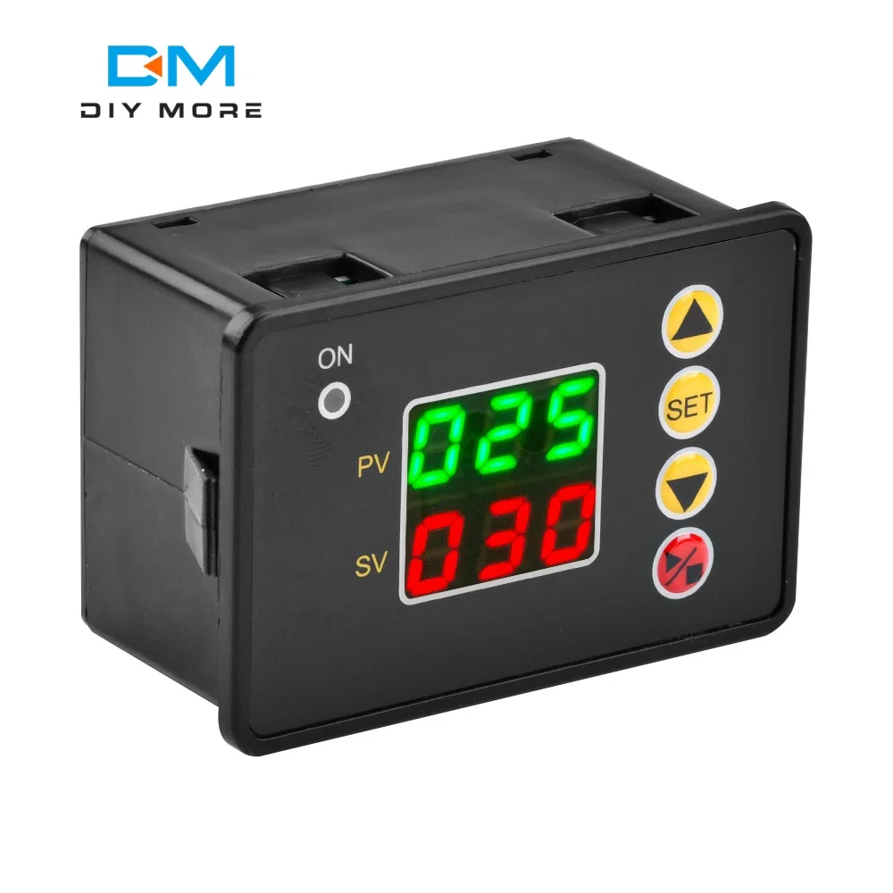 T2310 Digital Timer Switch Relay Control Timer Switch DC 12V 24V AC 110V 220V Time Controller 0-999s/min/hour Delay Relay Module