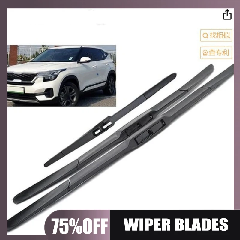 

Suitable for Kia Seltos 2019-2023 wiper blades Seltos 3 pieces 24-inch + 18-inch + 11-inch wipers