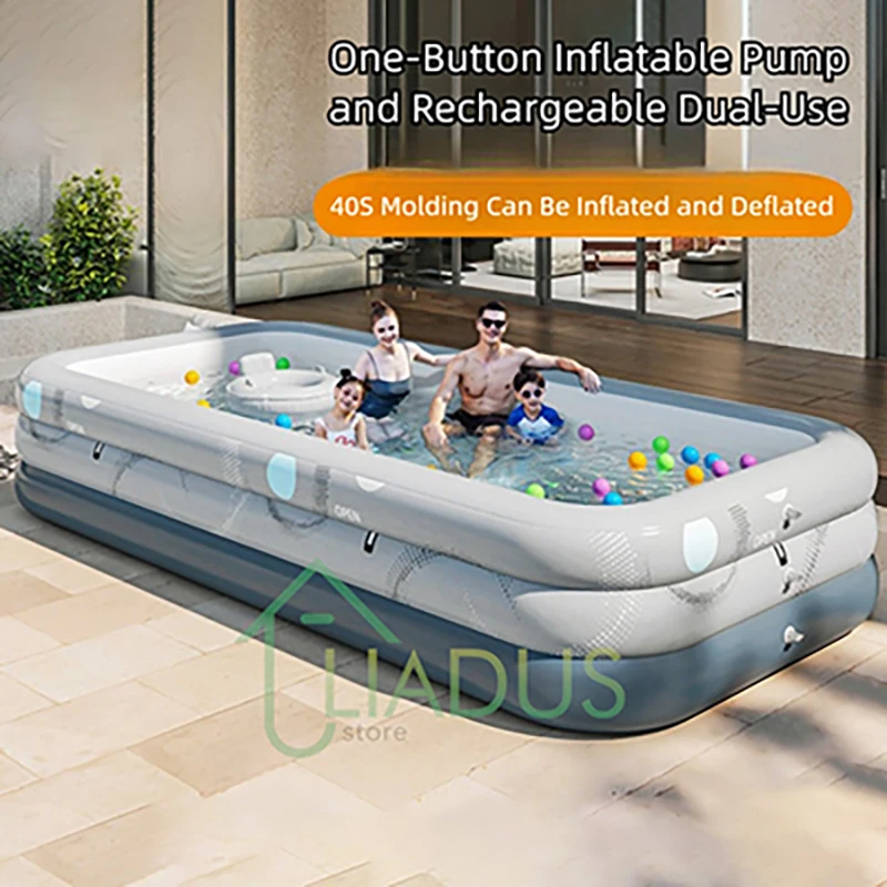 

Сверхмощный надувной бассейн для детей и взрослых, быстрая инфляция, прочный, уличный, водный, для игр, вечеринки, гигантский Swi