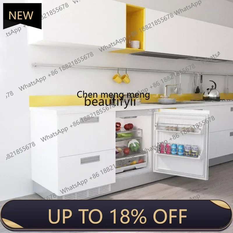 

Z189 Fully embedded horizontal household drawer cabinet air-cooled three-door energy-saving household refrigerator