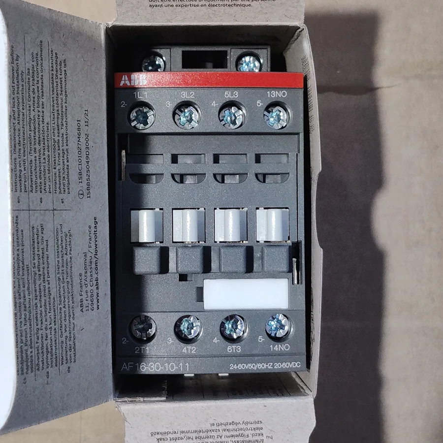 

2025 ABB Contactor AF16- 30-10-11 * 24-60VAC/20-60VDC Original 1SBL177001R1110