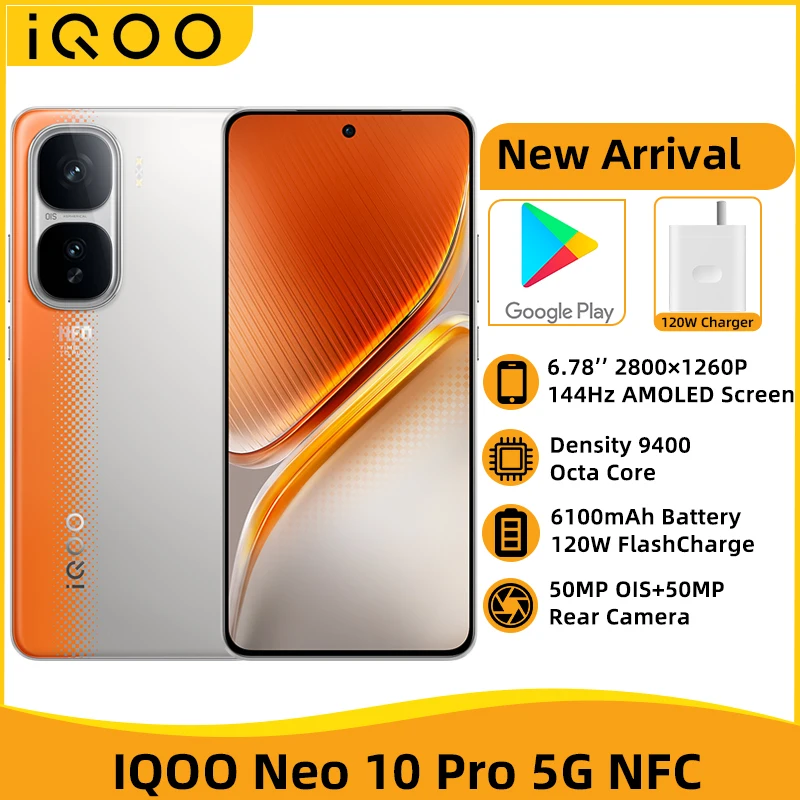 IQOO Neo 10 Pro 5G NFC Dimensity 9400 6.78