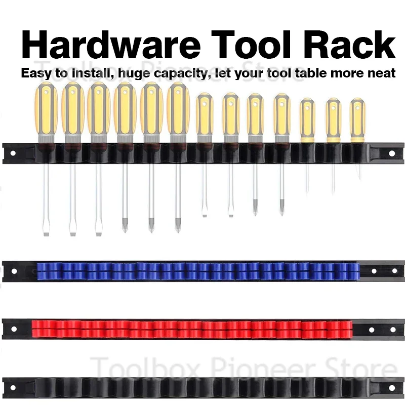 

Wrench Screwdriver Tools Organizer Rack Screwdriver Organizer Sturdy Easy to Install Shelf Tool Cabinet Wrench Storage Rack