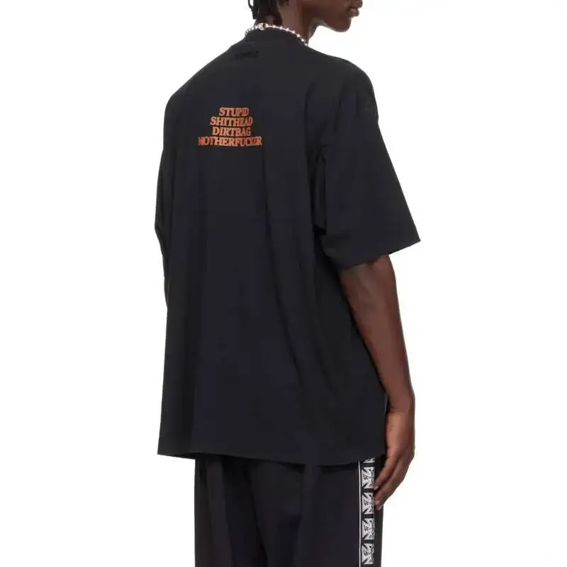Versatile Casual Letter Printed T-shirt Men's Round Neck Short Sleeved Pullover Top 2026 Spring New 2HHL3