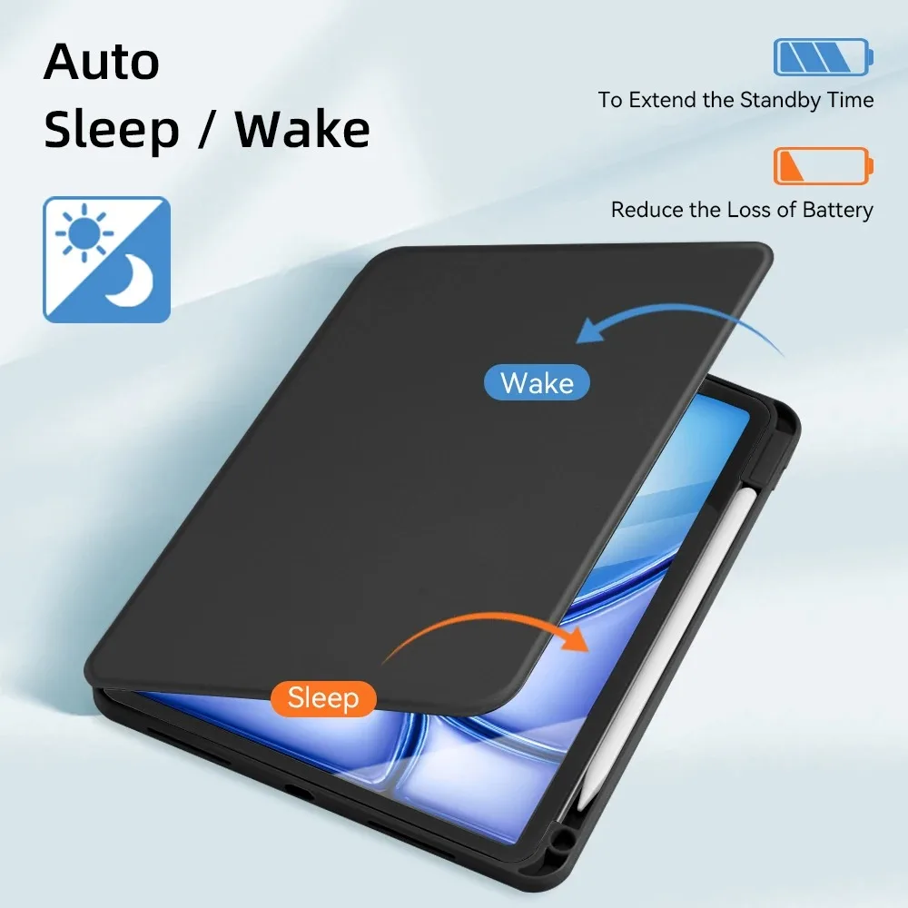 360 Rotating Case For iPad Air 11 13 M4 2026 A16 A19 12th 11th Gen 2025 M3 2024 M2 Pro11 10th 10.9 Air 5 4 3 6 9 8 7 10.2 Cover