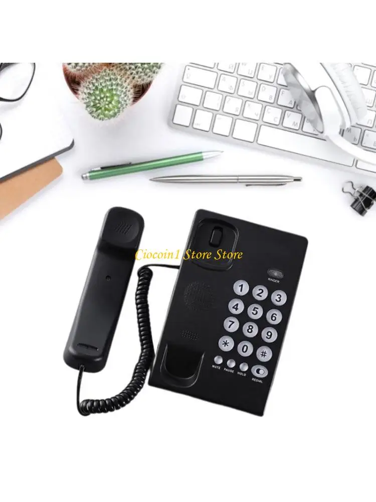 A3PC English Telephone Home Office Corded Landline Hotel Landline Fixed Corded