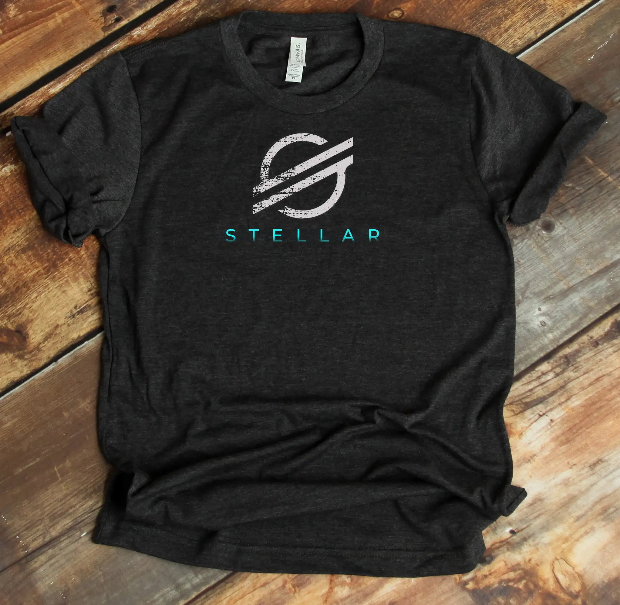 Stellar Logo T Shirt Lumens Cryptocurrency Xlm