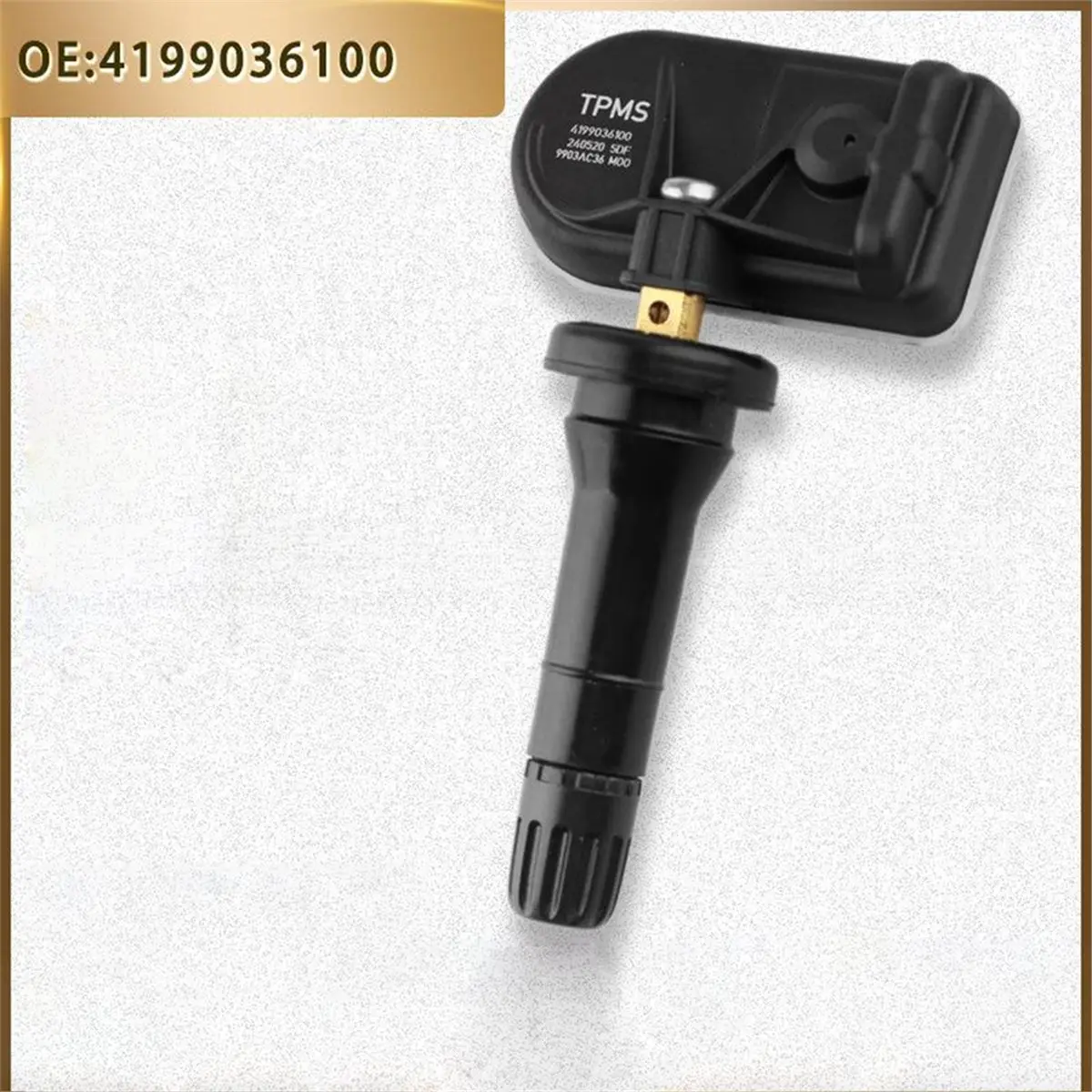 #50U Automotive Parts & Accessories,4Pcs 4199036100 TPMS Tire Pressure Sensor for Ssangyong Musso (Black)