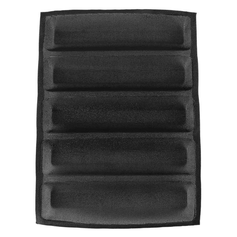 -BABQ 3X Panela de Silicone - Formas de Pão Fench Perfurado Antiaderente, Moldes para Hot Dog, Forros de Cozimento Tapete Molde de Pão