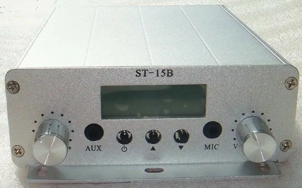 Trasmettitore di trasmissione FM 15W 86MHz-108MHz stazione di trasmissione Radio Fm PLL stereo 15W 12V 5A