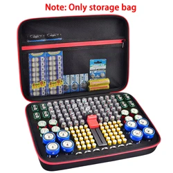 Battery Organizer Case With Tester Holds 150+ AA AAA 9V C D Lithium Button Batteries Hard Shell For Home Garage Batteries