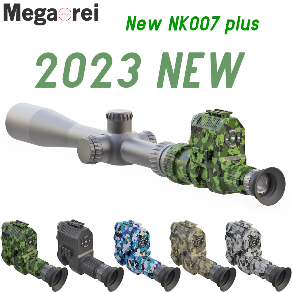 

Megoarei NK007 Hunting Night Vision Digital Rifle Scope Monocular Optics Sight Attachment With 1.3 Inch Screen 850 IR Torch