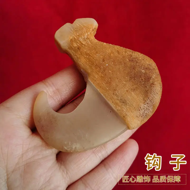 Camel and cow bone carved hooks ethnic style finished products DIY accessories jewelry large size hand-held items