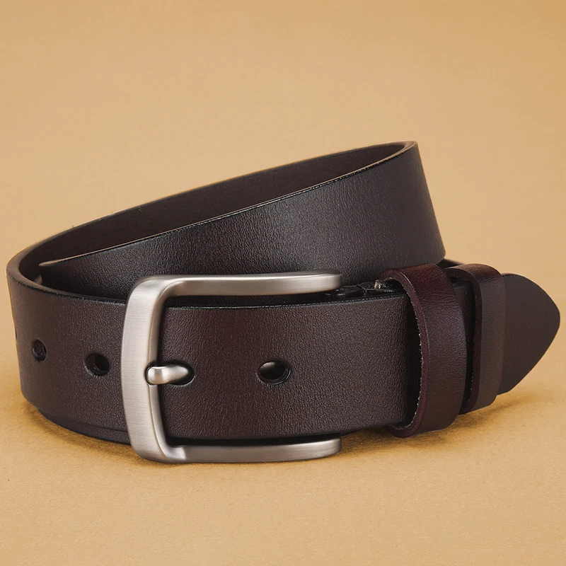 الرجعية الرجال دبوس مشبك حزام بولي PU موضة مطابقة الرجال رداء غير رسمية بنطلون حزام العصرية هدايا عيد ميلاد الرجال #2