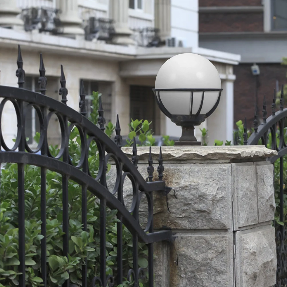 

Round Acrylic Globe Lamp Shade Replacement for Ceiling Fan Light Fixtures Pendant Chandelier Wall Sconce Vanity Lights Outdoor