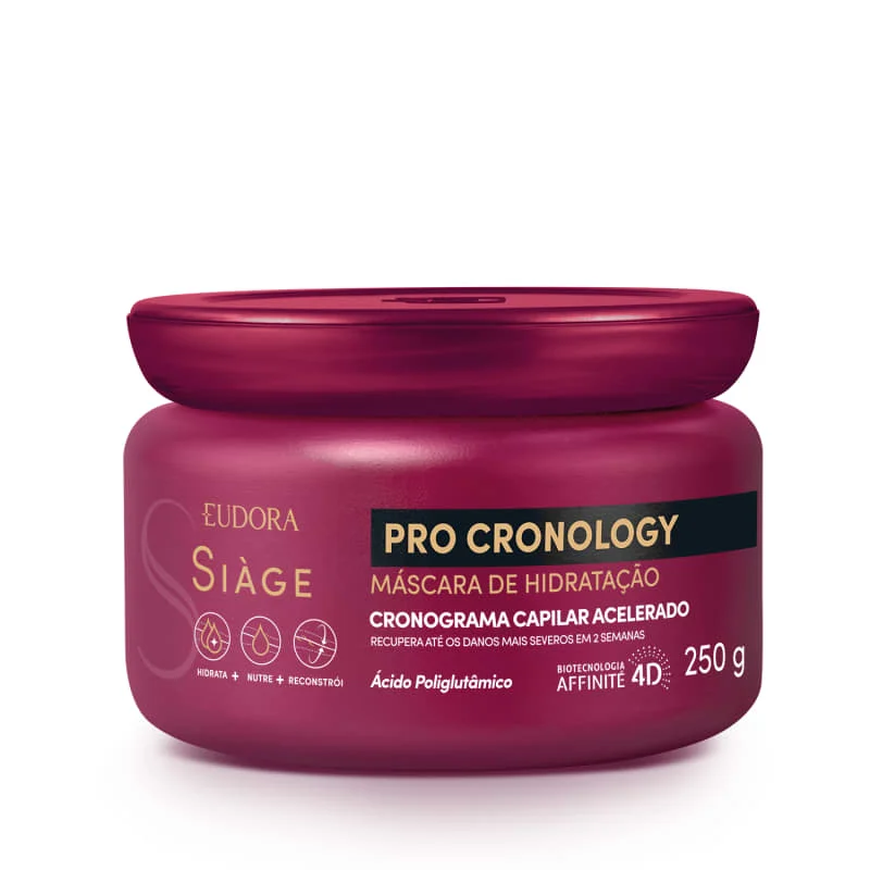 EUDORA SIAGE PRO CHRONOLOGY MASCAR HYDRATION CAPILAR 250g