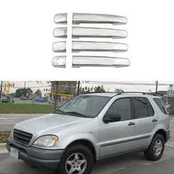 Side Door Handle Cover Trims Fit for 1998-2005 Mercedes ML-CLASS W163 ML320 / ML350 / ML500